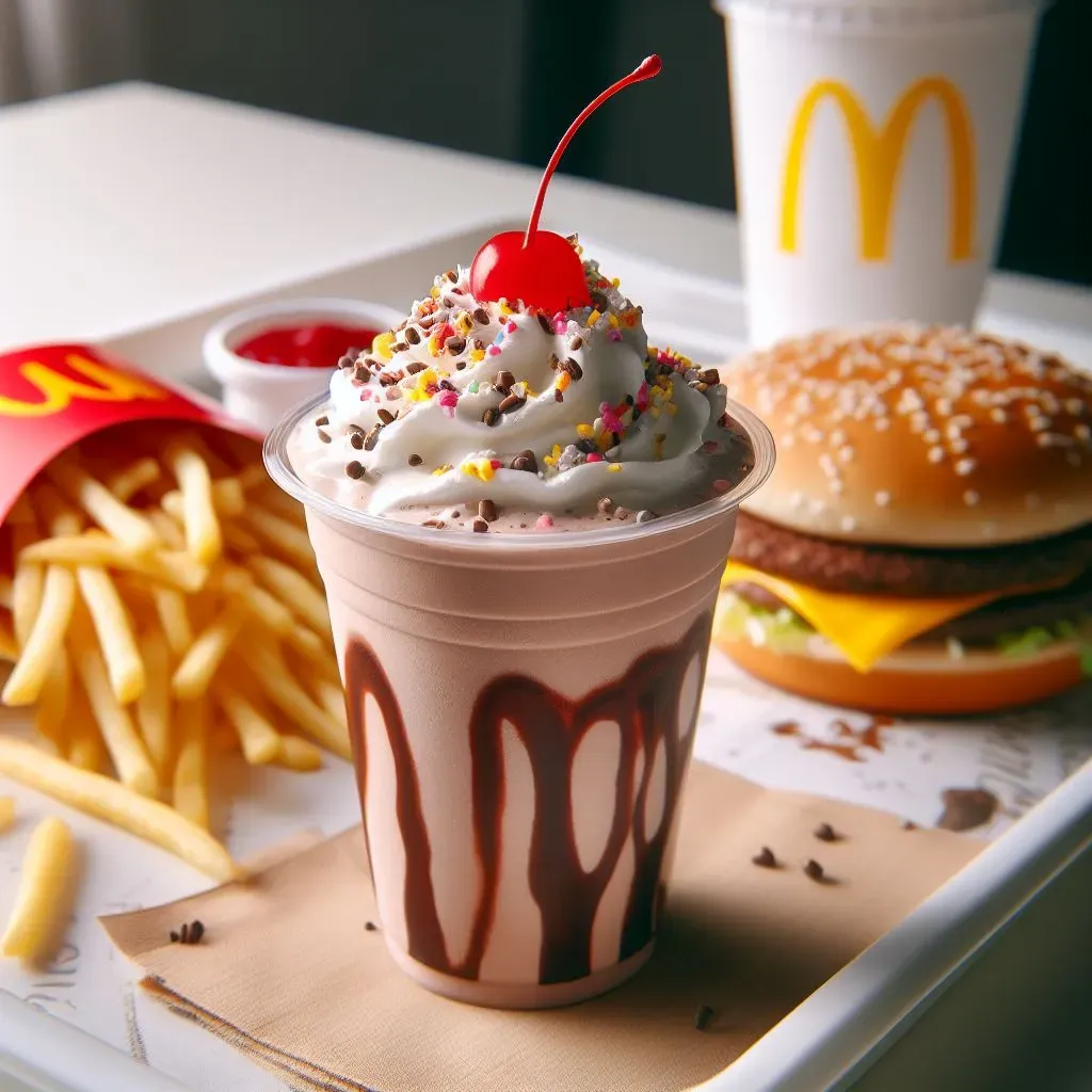 McDonald's Chocolate Shake Menu Prices in Australia