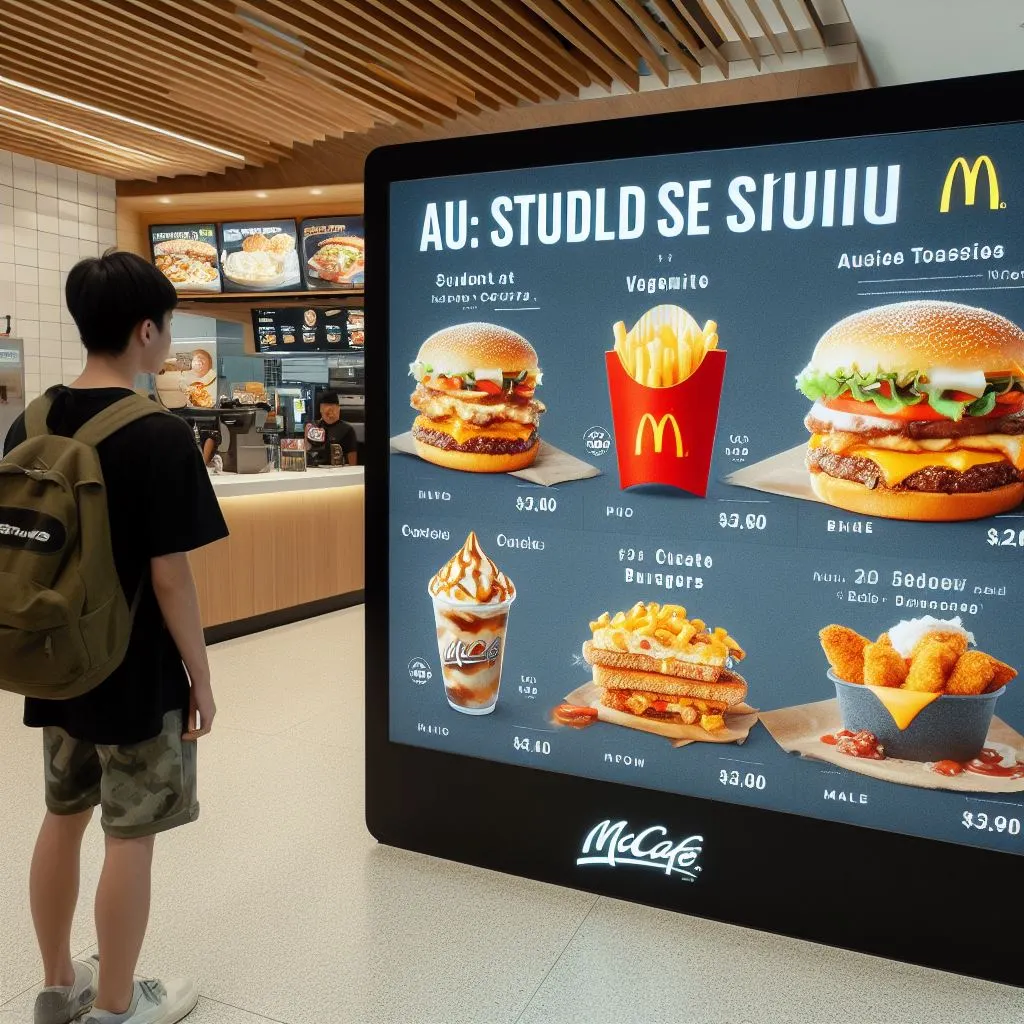 McDonald's Menu For Students