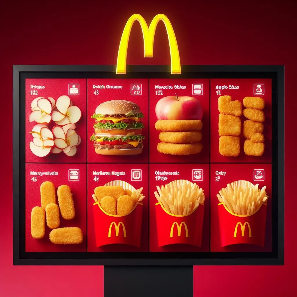 McDonald's Sides Menu Prices in Australia