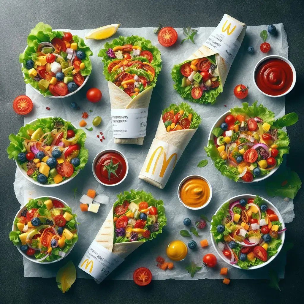 McDonald's Wraps and Salads Menu Prices in Australia