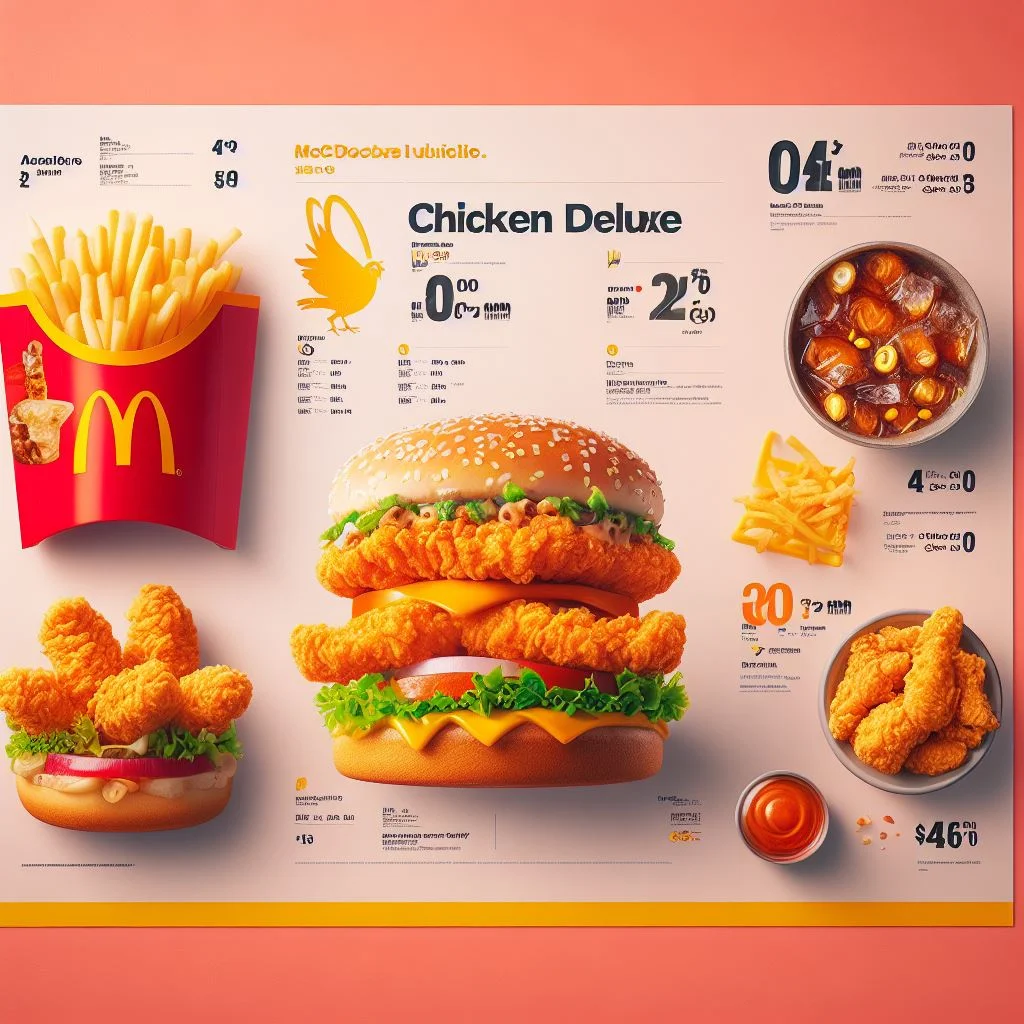 McDonalds Chicken Deluxe Menu Prices In Singapore
