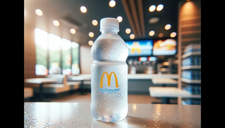 McDonald’s Bottled Water Price & Calories At McDonald’s Menu