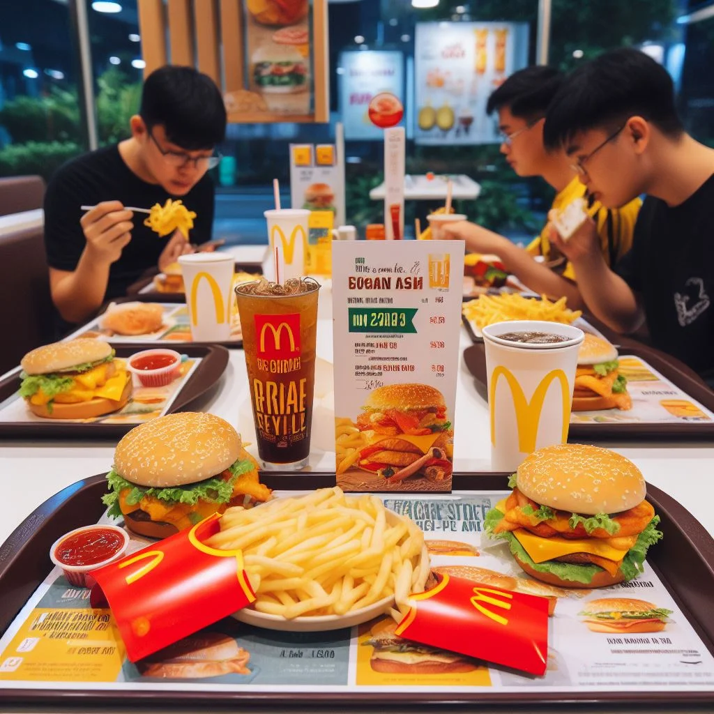 McDonald's Dinner Menu Prices In Singapore