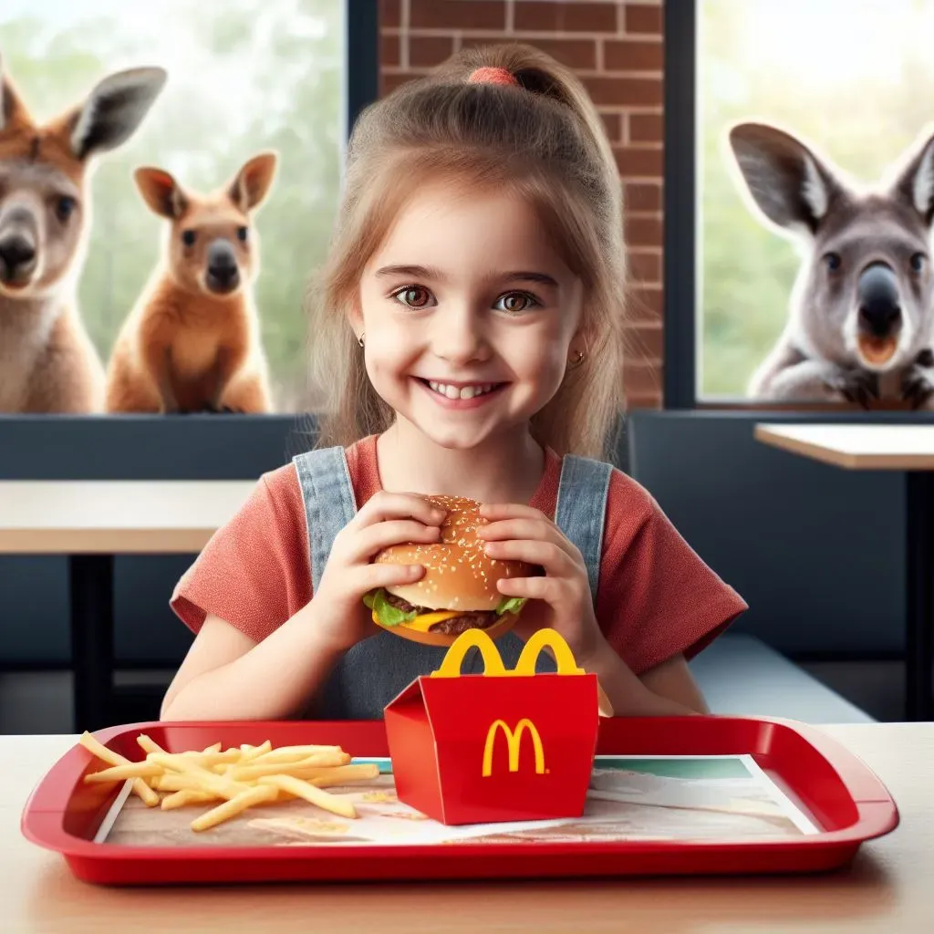 McDonald's Cheeseburger Happy Meal Menu Australia