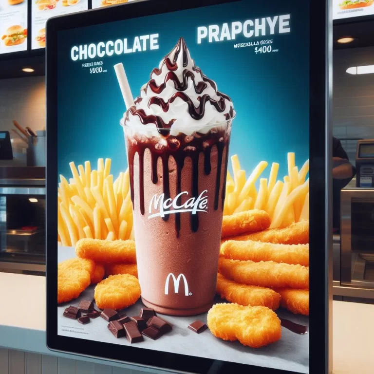 McDonald’s Chocolate Frappe Price & Calories At MCD Menu