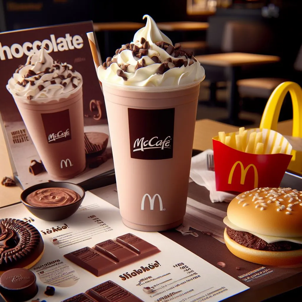 McDonald's Chocolate Shake Menu Prices In Singapore