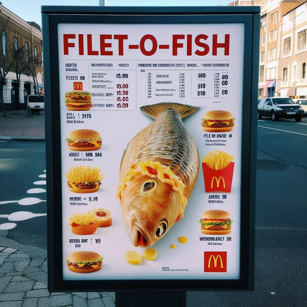McDonald's Filet-O-Fish Menu Prices South Africa