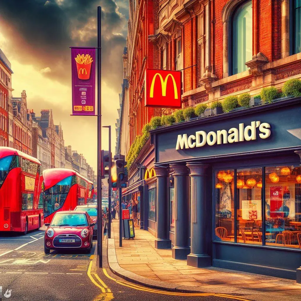McDonald's Menu In England