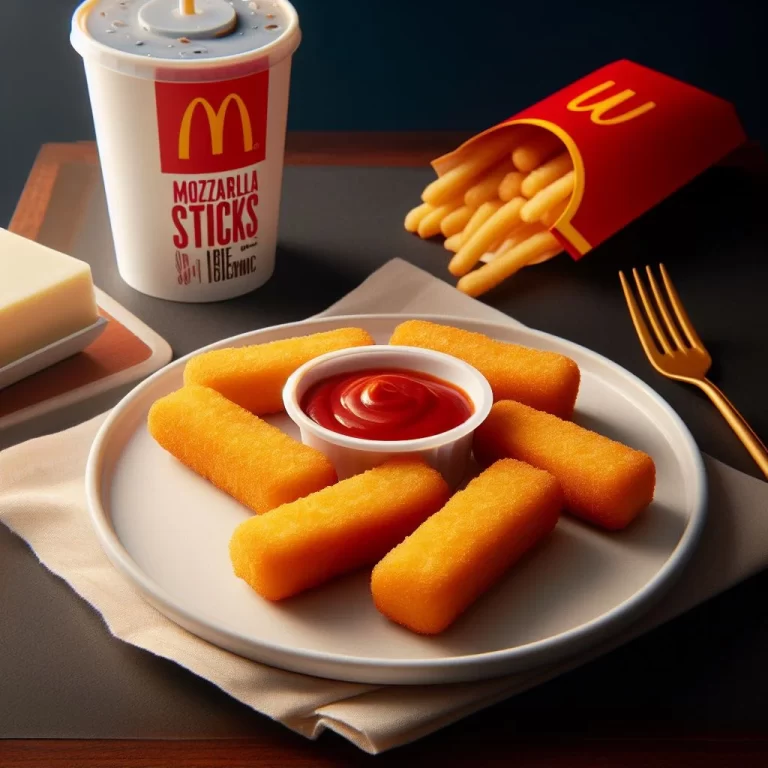 McDonald’s Mozzarella Sticks Price & Calories At MCD Menu