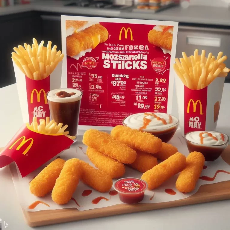 McDonald’s Mozzarella Sticks Menu Prices In Singapore [2024]