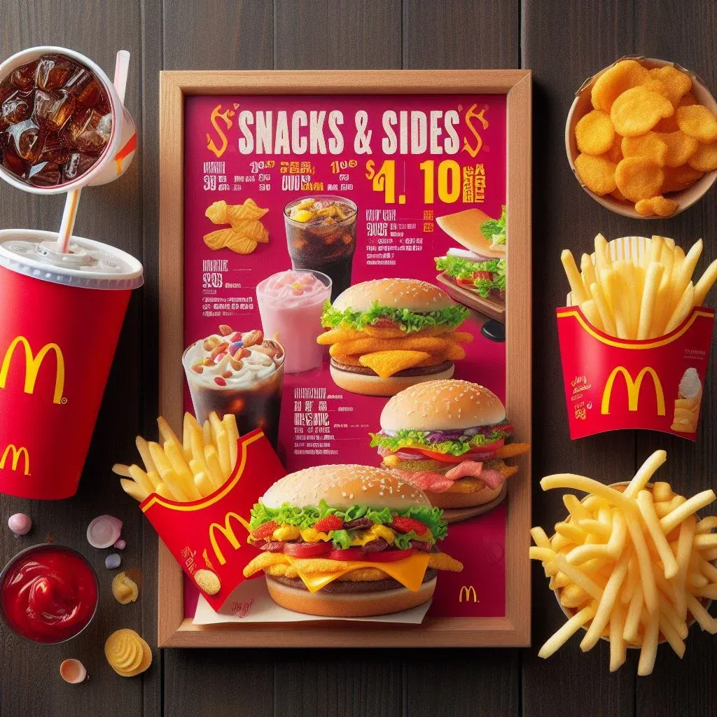 McDonalds Snacks and Sides Menu Prices In Singapore