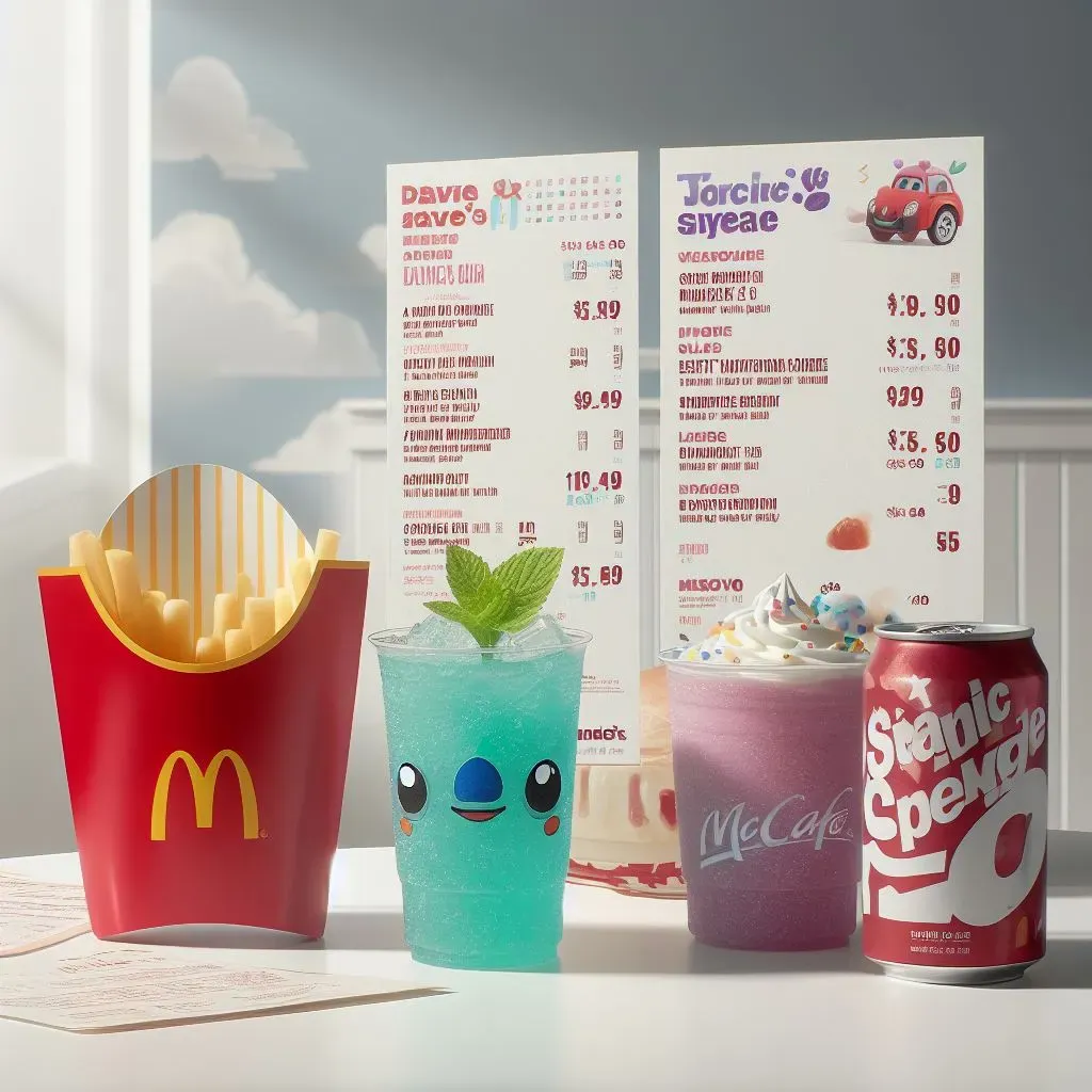 McDonalds Soft Drinks Menu Prices Canada