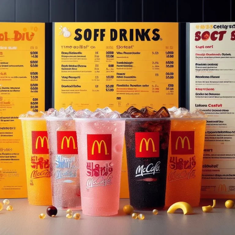 McDonald’s Soft Drinks Menu Price In Singapore [2024]