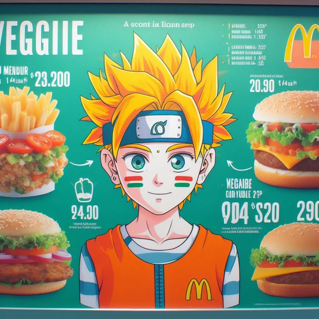 McDonald's Veggie Menu Prices in Ireland
