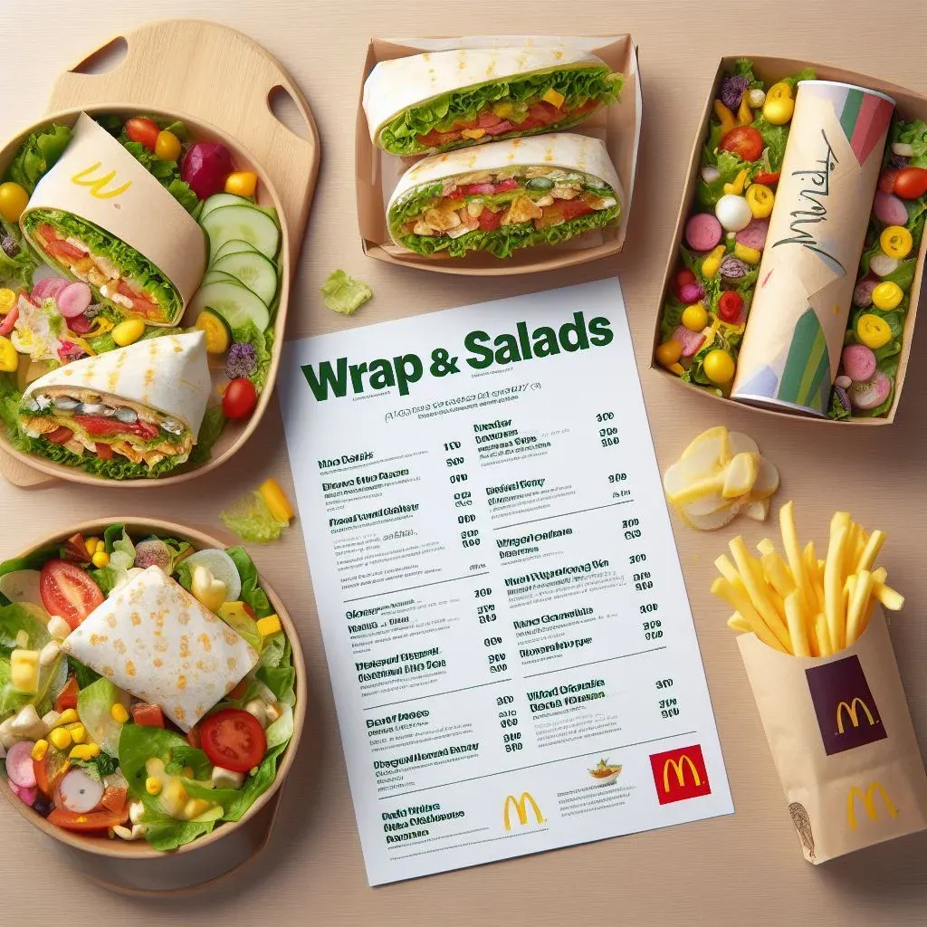 McDonalds Wraps And Salads Menu Prices In Singapore
