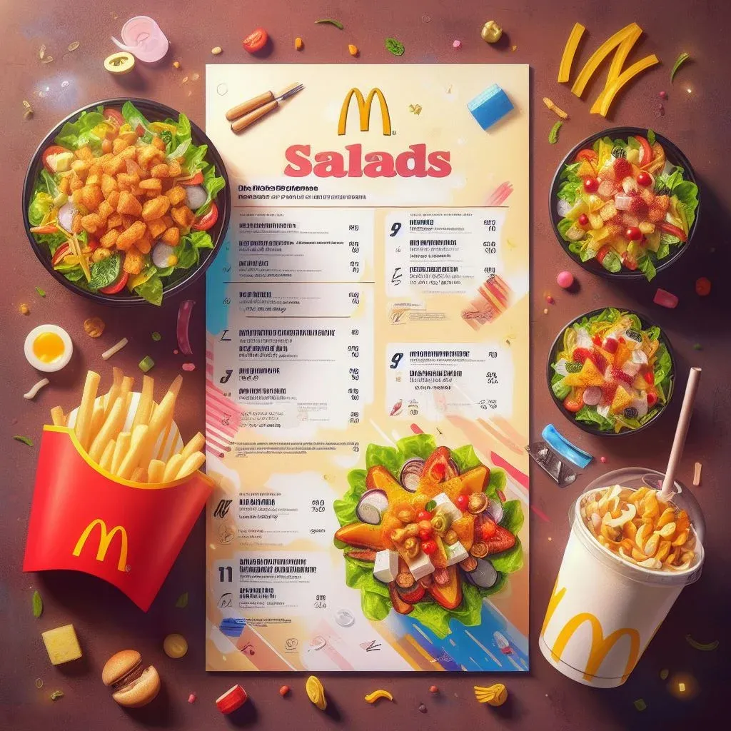 McDonald's salad menu prices in South Africa