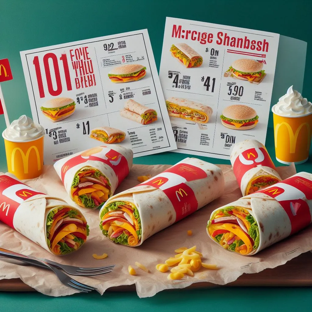 McDonald's Wraps Menu Prices In South Africa