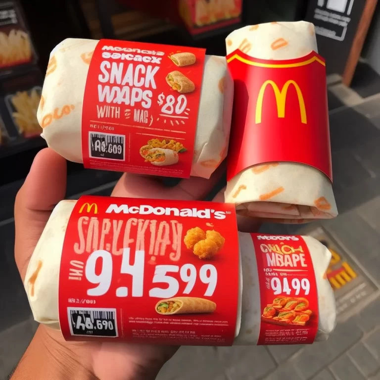 McDonald’s Snack Wraps Menu Price In South Africa [2024]
