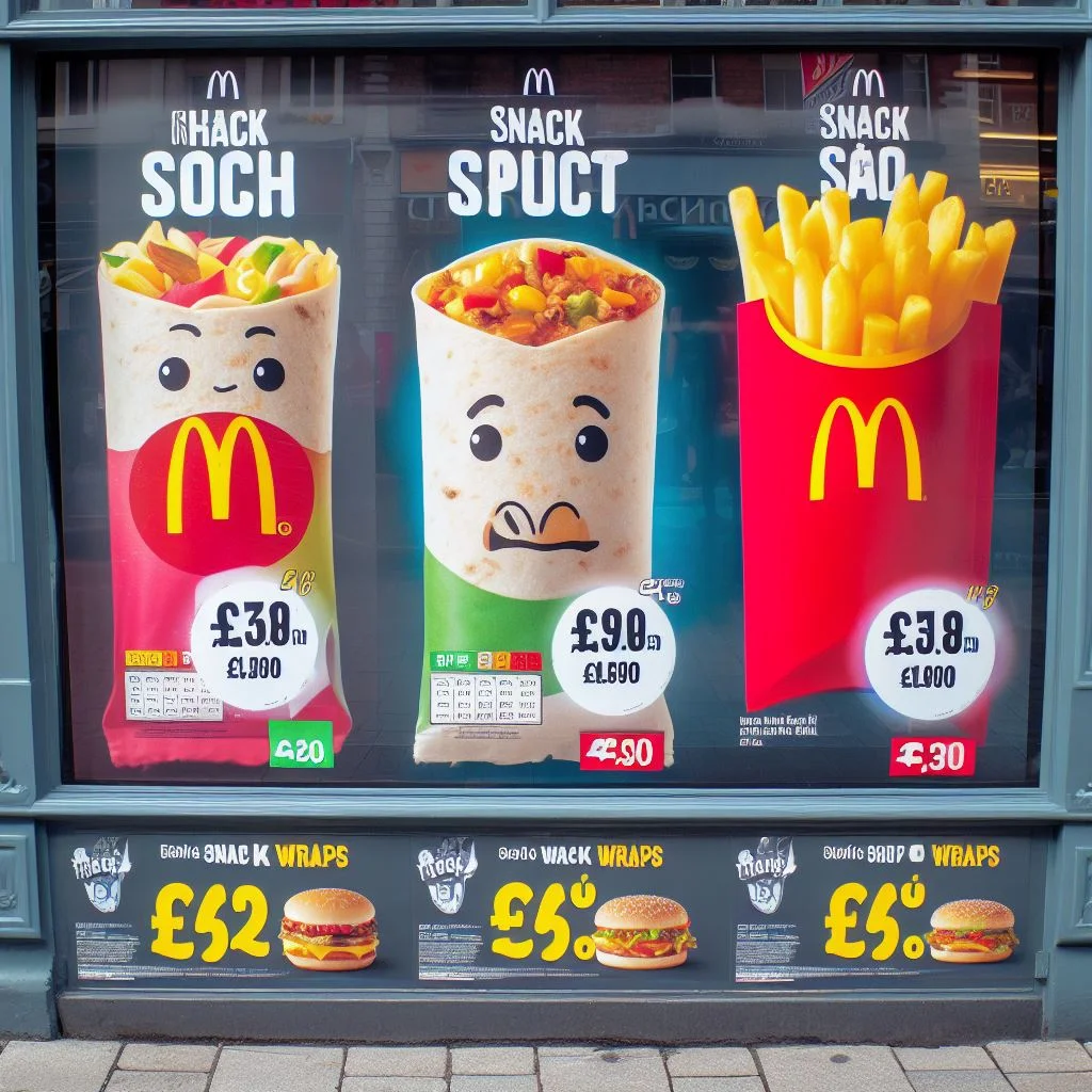 McDonald's Snack Wraps Prices in Ireland 2024
