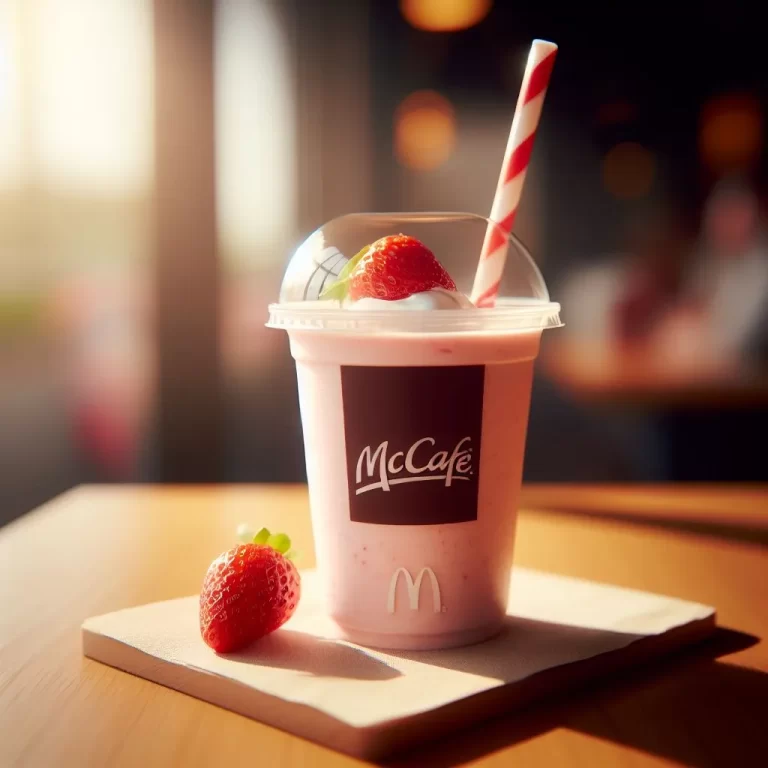 McDonald’s Strawberry Shake Price & Calories At MCD Menu