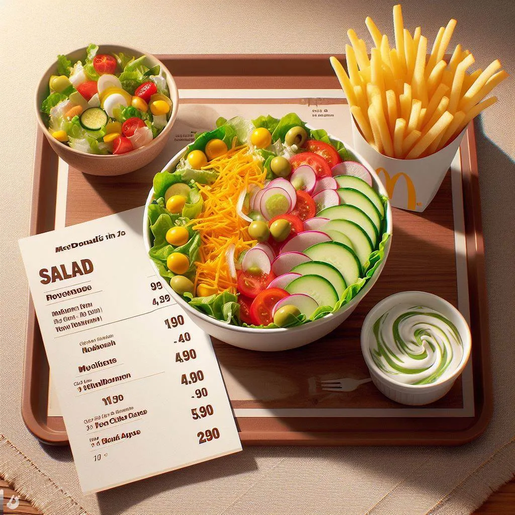 McDonald’s salads menu prices in New zealand