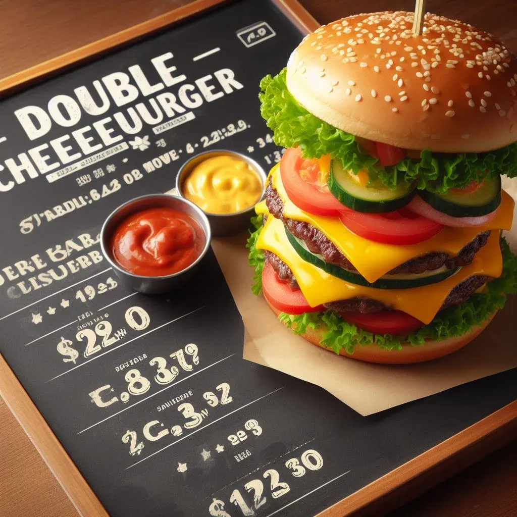 Double Cheeseburger Menu Prices In Singapore
