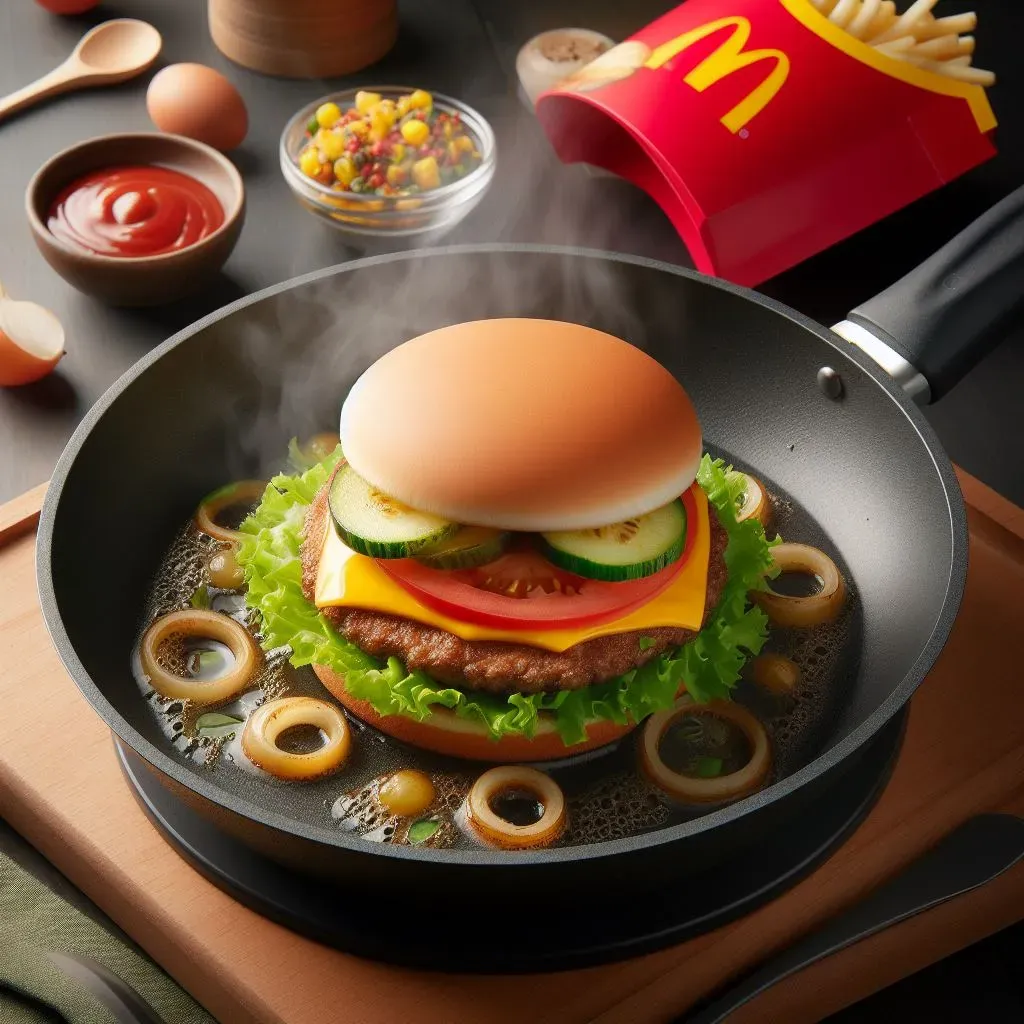 How To Reheat McDonald’s Burger In Frying Pan