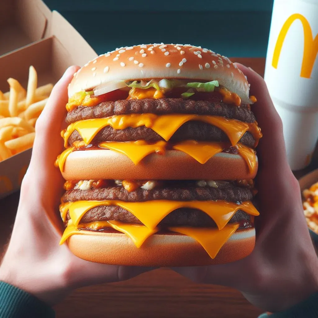 MacDonald's Triple Cheeseburger menu price in South Africa