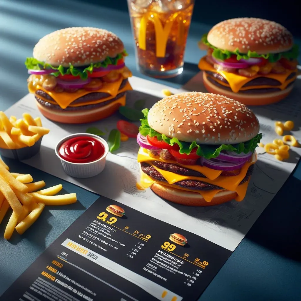 McDonald's Burger Menu Prices in Ireland