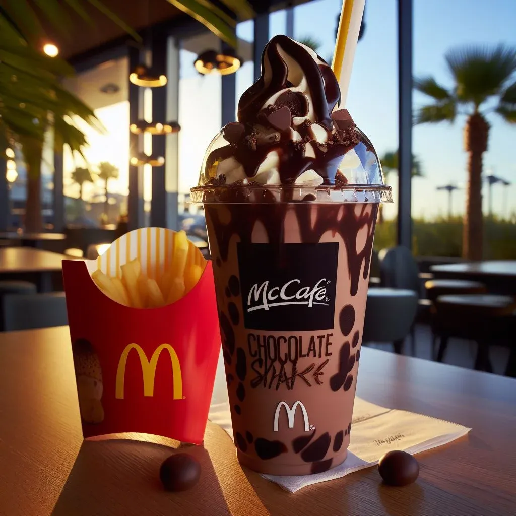 McDonald's Chocolate Shake Menu Price in Ireland